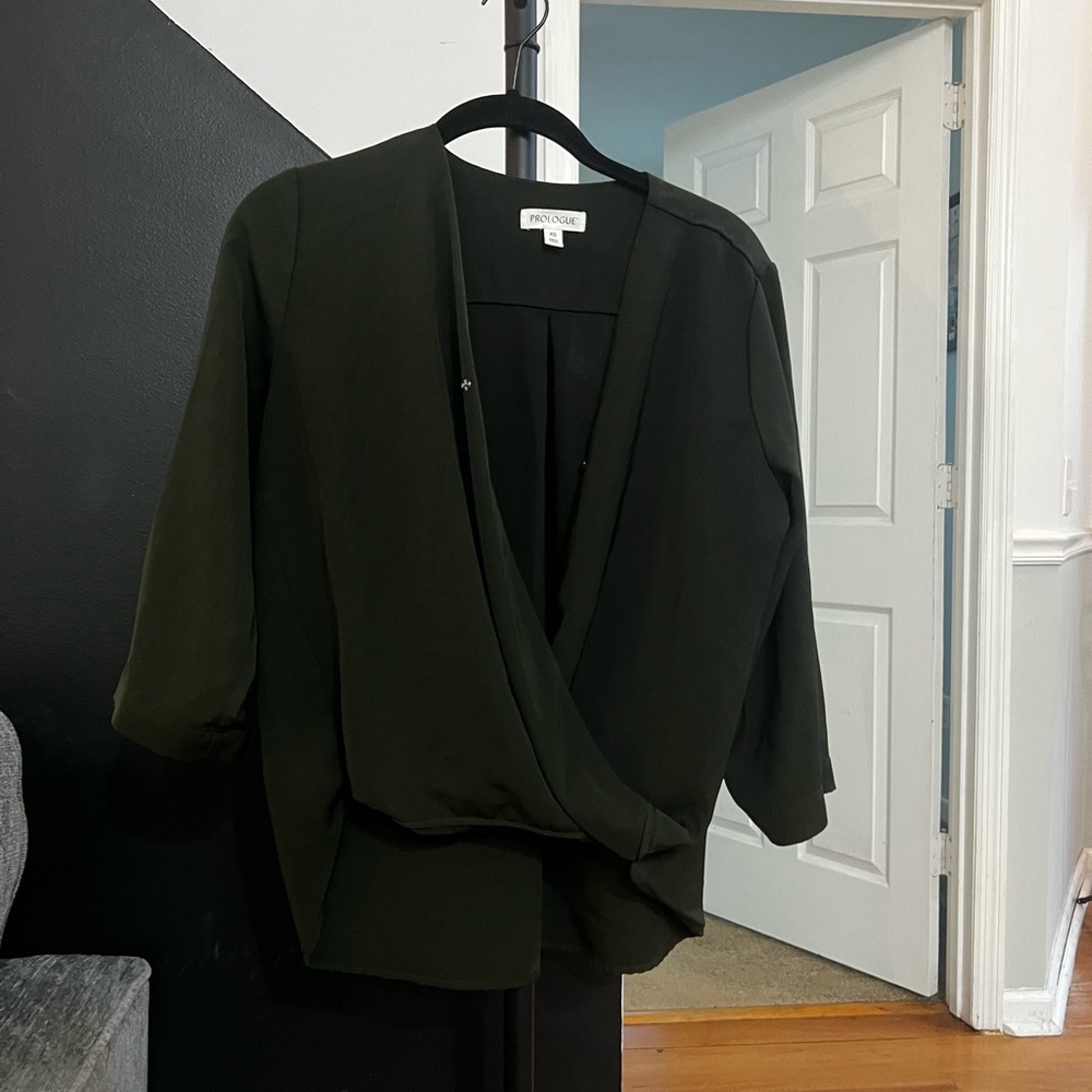 Dark Green 3/4 Length Sleeve